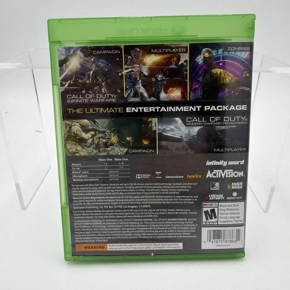 Call of Duty Infinite Warfare Legacy Edition w/ Modern Warfare Remaster Xbox One